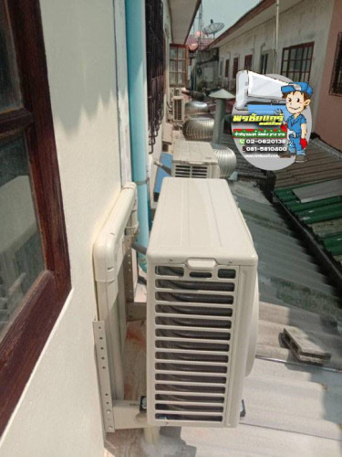 ผลงานการติดตั้งแอร์ แถวซอยโกสุมรวมใจ ดอนเมือง 3