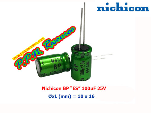 Nichicon MUSE BP 100uF 25V