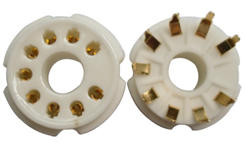 B9D Ceramic Socket 9 Pins PCB GOLD