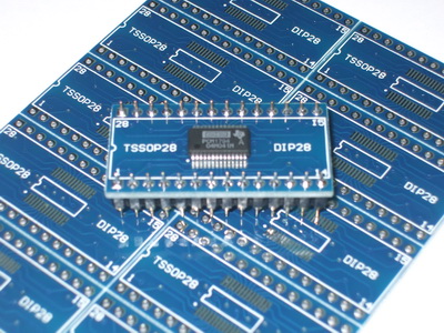 PCB TSSOP28 to DIP28