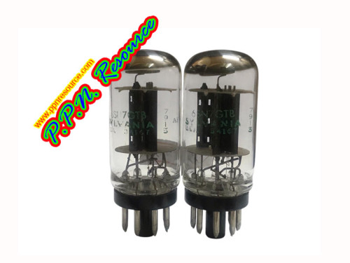 6SN7GTB Sylvania (Matched Pair)