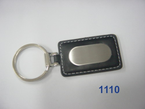 พวงกุญแจหนังดำPP1110-54