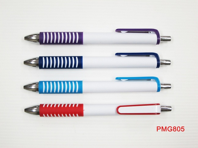 PM805 ปากกาลูกลื่น ปากกาพลาสติก ราคาส่ง พร้อมสกรีนโลโก้
