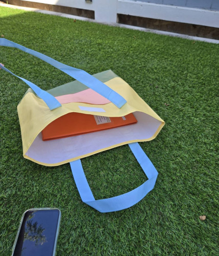 กระเป๋าช้อปปิ้ง ผ้ากระสอบ 1