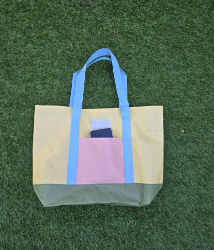 กระเป๋าช้อปปิ้ง ผ้ากระสอบ 2