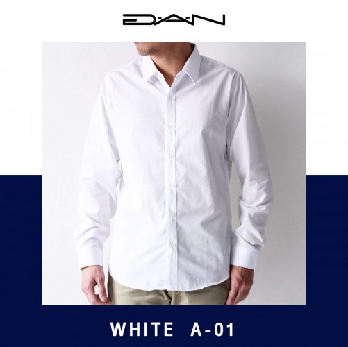 เสื้อเชิ้ตแขนยาว สีอ่อน 1