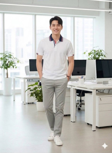 เสื้อโปโล ผ้าTC Micro 2