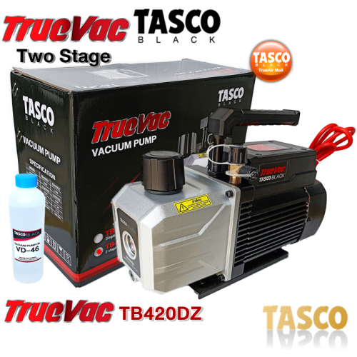 TASCO BLACK TB420DZ  2CFM Vacuum Pump  แวคคั่มปั๊ม ปั๊มสูญญากาศ แบบ 2 stage 2