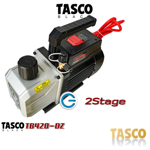 TASCO BLACK TB420DZ  2CFM Vacuum Pump  แวคคั่มปั๊ม ปั๊มสูญญากาศ แบบ 2 stage 3