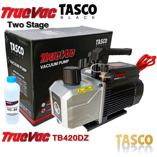 TASCO BLACK TB420DZ  2CFM Vacuum Pump  แวคคั่มปั๊ม ปั๊มสูญญากาศ แบบ 2 stage 1
