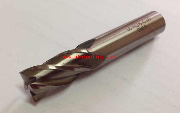 End mills M42-Co8 4flutes OMER 7mm.