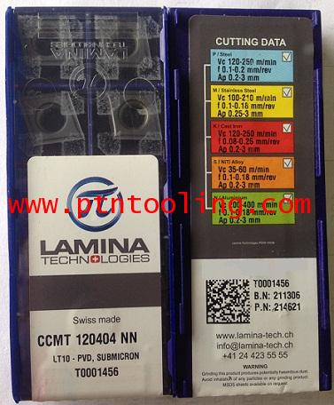 เม็ดมีด CCMT 120404 LT10 Lamina