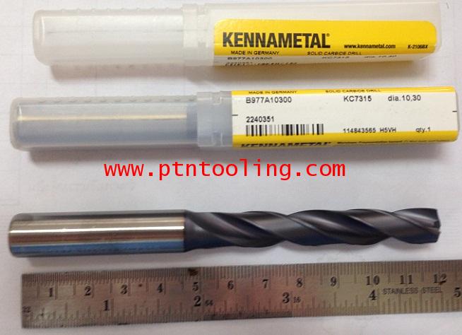 ดอกสว่าน Carbide 10.3 mm KC7315 Kennametal