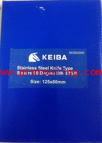 ฉากคมมีด Stainless ขนาด 80*125   5นิ้ว Keiba 1