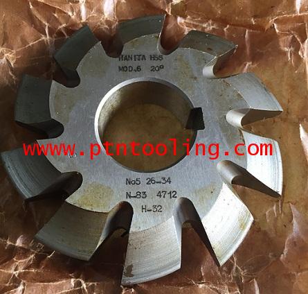 มีดเดี่ยวกัดเฟืองตรง M6 PA20