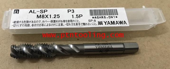 ดอกต๊าปเครื่อง AL-SP  M8 x 1.25  Yamawa