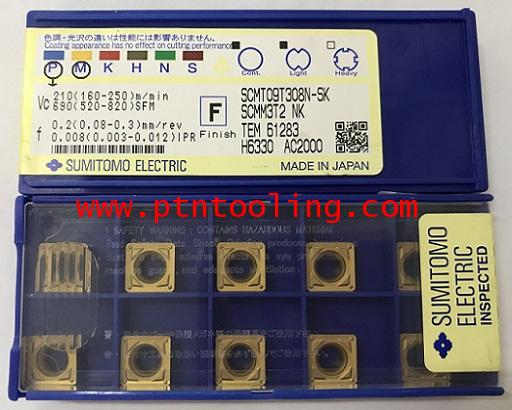 เม็ดมีด SCMT 09T308 N-SK AC2000 Sumitomo