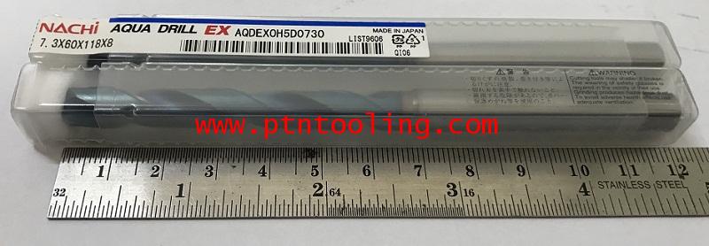 ดอกสว่าน Carbide 7.3 mm Aqua drill แบบมีรูน้ำ Mitsubishi