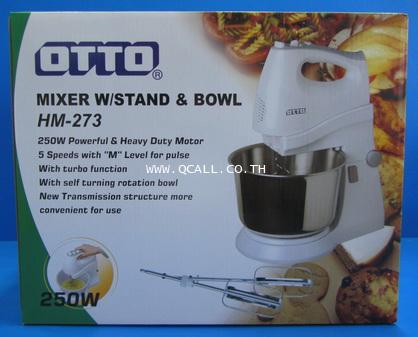 เครื่องผสมอาหาร(ตีไข่) Food Mixer ออตโต้OTTO รุ่นใหม่ HM-273 โถสเตนเลส 2.5 ลิตร  ส่งฟรีถึงที่ทั่วปท. 4