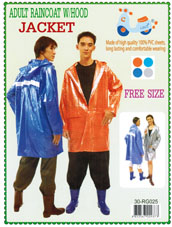 เสื้อกันฝน แบบ jacket 30-RG025 0