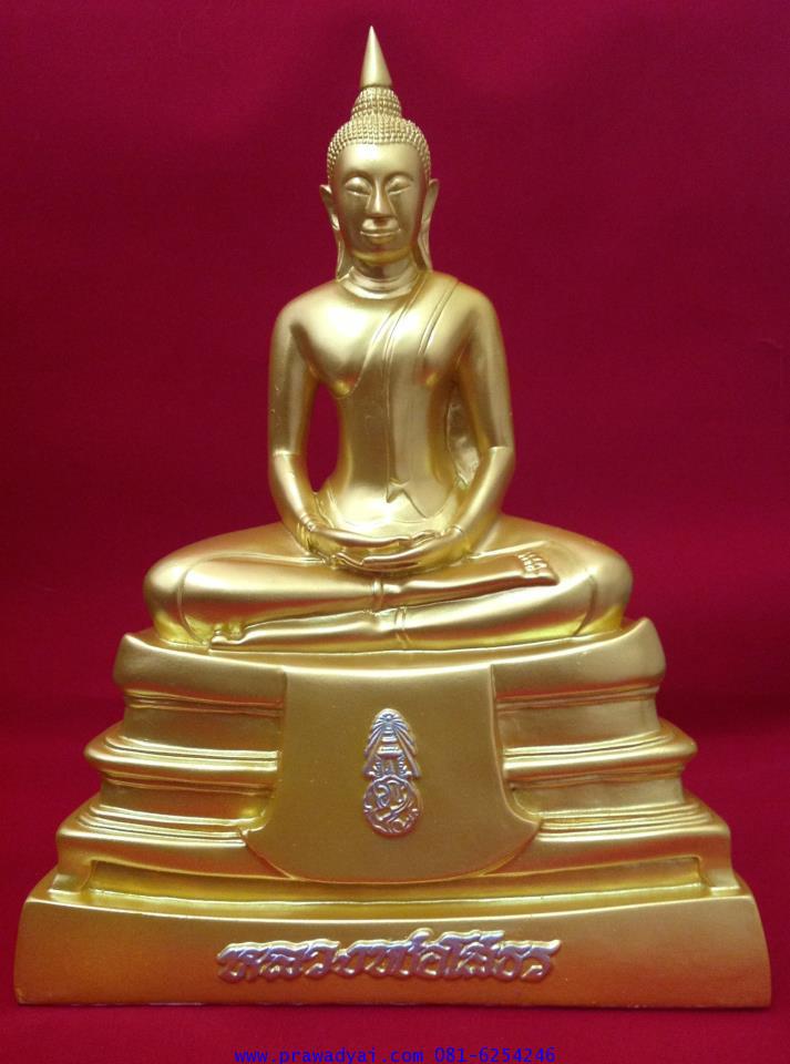พระบูชา หลวงพ่อพุทธโสธร สีทอง หน้าตัก 5 นิ้ว