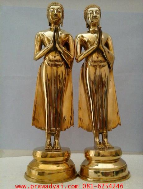 พระบูชา พระโมคคัลลานะ พระสารีบุตร หน้าตัก 12 นิ้ว