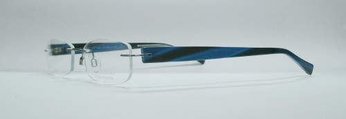 กรอบแว่นเจาะ รุ่น CH10945  สีน้ำเงิน Titanium 2