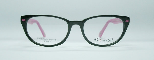 แว่นตา KONISHI KA5742 สีดำ-ชมพู