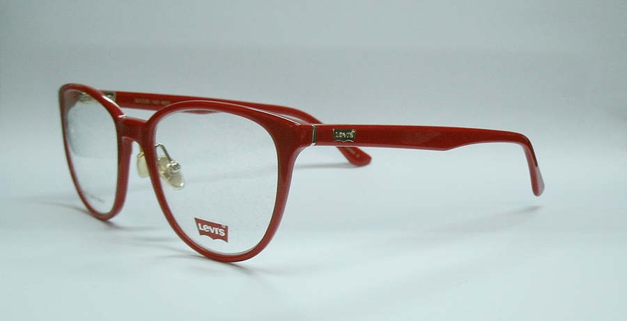 แว่นตา LEVI\'S LS153 สีแดง 2
