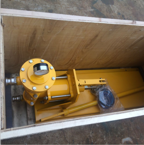 เครื่องเกร้าท์ปูนแบบมือโยก ปั้ม Grounting pump manual 2