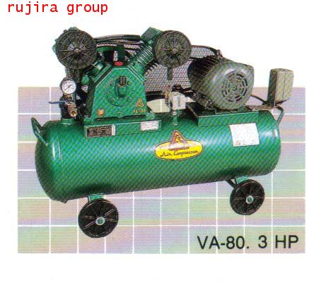 ปั๊มลม "Fusheng" รุ่น VA-80/155 ขนาด 3 แรงม้า 2 สูบ ถัง 155 ลิตร รวมมอเตอร์
