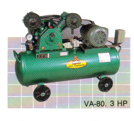 ปั๊มลม "Fusheng" รุ่น VA-80/245 ขนาด 3 แรงม้า 2 สูบ ถัง 245 ลิตร รวมมอเตอร์