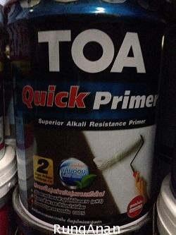 รองพื้นปูน TOAควิกไพร์มเมอร์ , TOA QUICK PRIMER ราคาพิเศษ ถังใหญ่ขายถูก 02 9267322 1