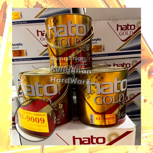 สีทองฮาโต้AG55, #สีทองคำHATO #AG99, #สีทองน้ำอะครีลิค T0893269545 3
