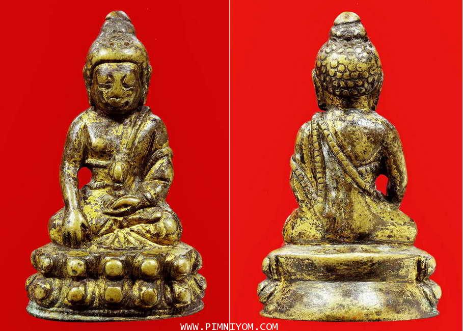 พระกริ่งบาเก็ง ( กริ่งนอก ) พระกริ่งจีน เนื้อทองสัมฤทธิ์ กาหลั่ยทอง (เปียกทอง) อลังการ..งดงามยิ่ง 7