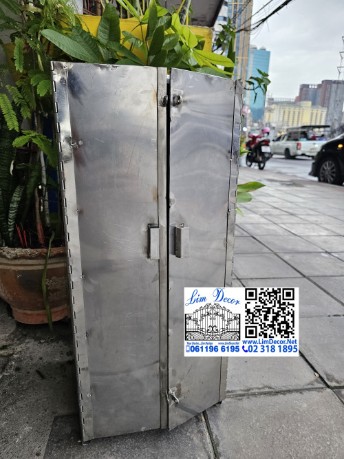 LD-F2003 ตู้เก็บของสแตนเลสพร้อมลิ้นชักสั่งทำ Stainless Steel Cabinet with Drawers  Product Code : St 2