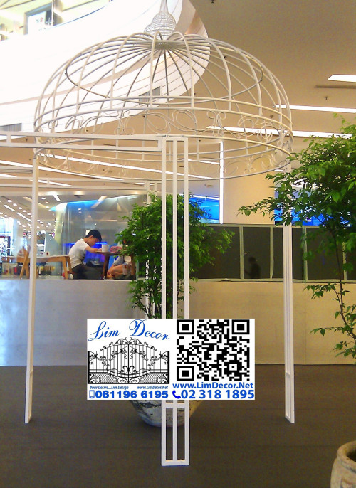 LD-F607  เตียงนอนสเตนเลสไม้มะค่าสั่งทำ Stainless Steel Macha Wood Designed Bed 3