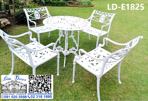 LD-E1827 ชุดสนามอัลลอย ลาย หวายจีน Alloy Steel Sofa/Bench for Garden Furniture – CHINESE OSIER Model 1
