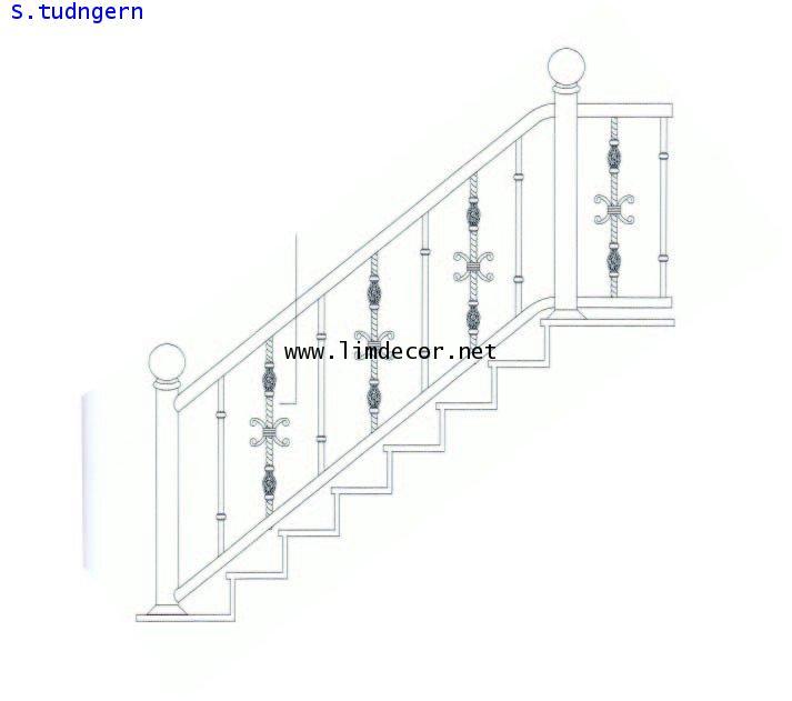 Recommend DIY ลายราวบันไดสแตนเลส 1 (Stainless Steel Handrail/Railing No.1) 1
