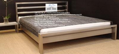 DIY Designed Bed เตียงนอนสั่งทำ พร้อมหัวเตียงเหล็กดัดร้อทไอร์อ้อน (Bedstead Wrought Iron) 2