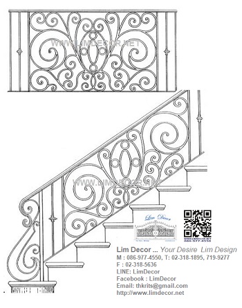 LD FREE RAILING MODEL แจกฟรีแบบราวบันได 3