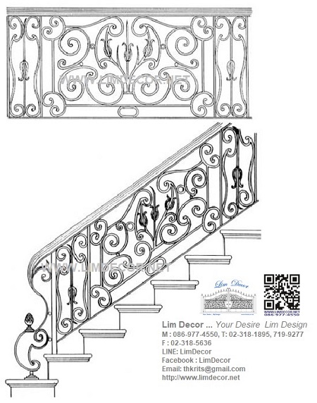 LD FREE RAILING MODEL แจกฟรีแบบราวบันได 6