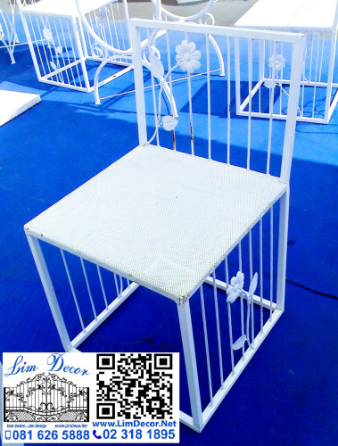 LD-E411 ชุดสนามเหล็กดัด ชุดใหญ่ Metal Steel Bench/Sofa Garden Furniture for Indoor-Outdoor Events