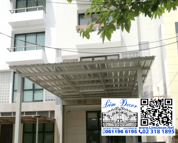 LD-BD12  ราวบันไดวนเหล็ก สไตล์ คิวบิคโมเดิร์น Metal Steel Spiral Staircase in Cubic Modern Style 3