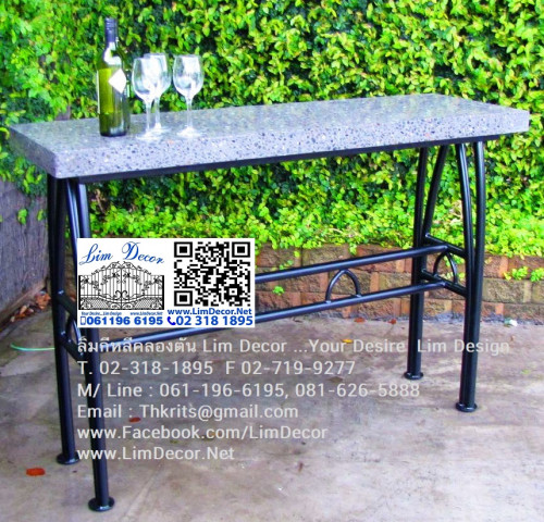 LD-E798 โซฟาร์ม้านั่งสนามอัลลอย Alloy Steel Bench or Sofa Garden Furniture 3