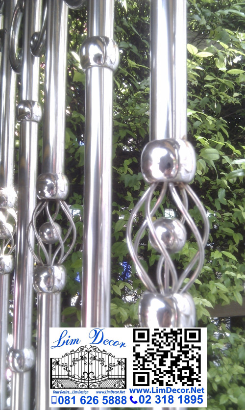 LD-L102  โคมไฟสเตนเลสพิงค์โกลสั่งทำ  Pink Gold Stainless Steel Designed Lighting, Lamplight 3