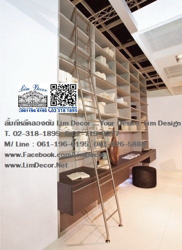 บันไดชั้นหนังสือรุ่นมินิ LD-F438 รุ่น Mini (Stainless Steel Ladder Bookshelf – MINI Model) 2