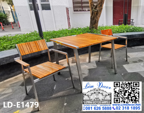 LD-E2029 ม้านั่งโซฟาร์สนามอัลลอยลายกุหลาบ Alloy Steel Bench/Sofa Garden Furniture 2