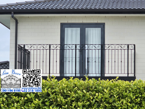 LD-BD291 ราวบันไดวนเหล็กแฟชั่นพื้นไม้ระแนงสำหรับขึ้นชั้นลอยบ้านดูเพล็กฟลอร์ Metal Steel Spiral with 2