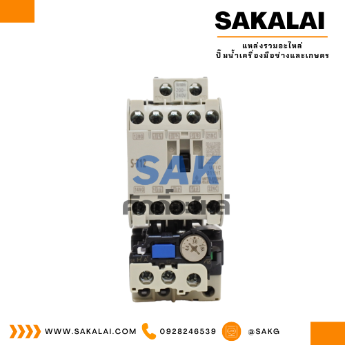 ชุดสตาร์ทเตอร์มิตซูบิชิ MSO-T12 200V. (2.8-4.4A)